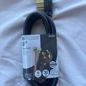 UTILITECH 6 FT DRYER CORD